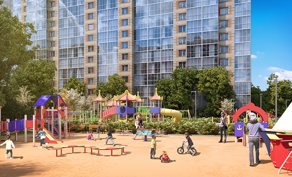 Дом на Космонавтов_детская площадка